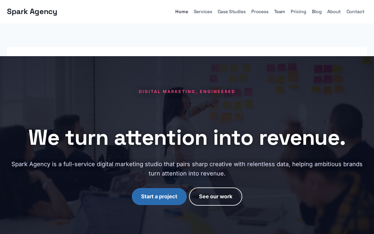Spark Agency — Marketing