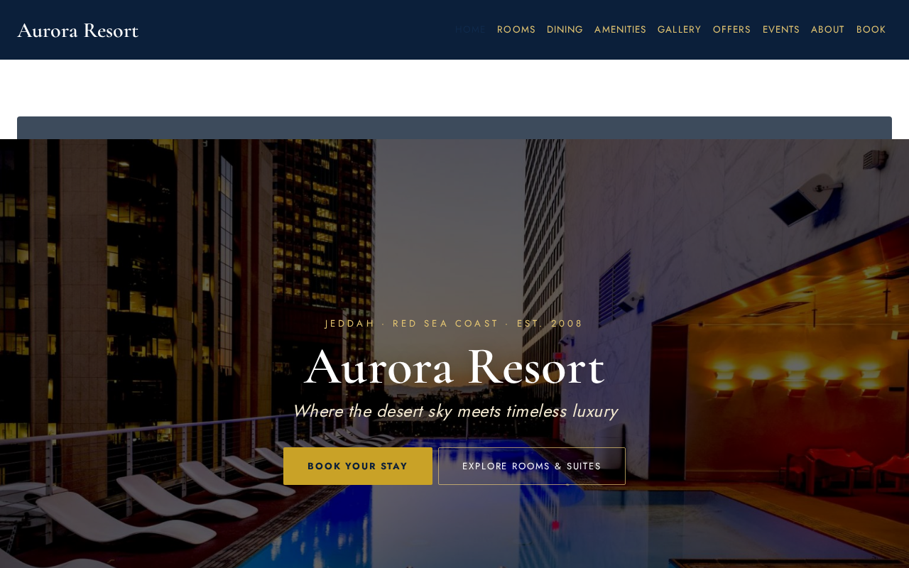 Aurora Resort — Hospitality