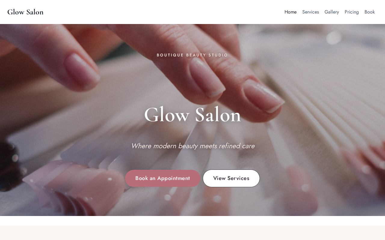 Glow Salon — Beauty & Spa